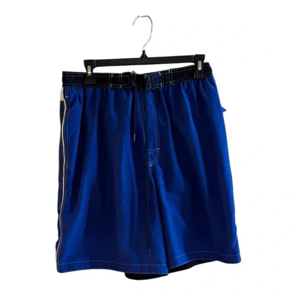 Blue Speedo swim shorts size L - Picture 1 of 3